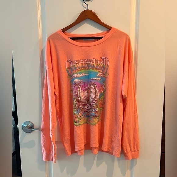 The Grateful Dead Daydreamer Women's Merch Long Sleeve T-Shirt In Coral - Picture 6 of 16